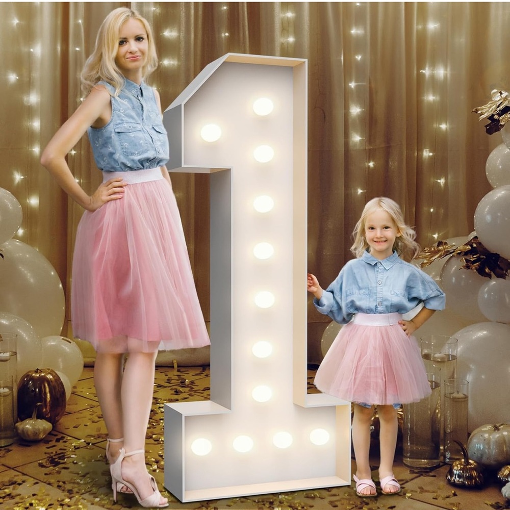 2FT Marquee Light Up Numbers